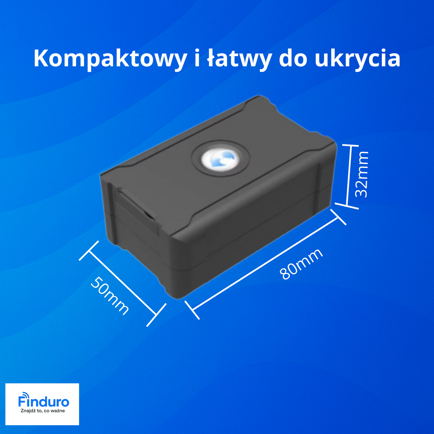 LOKALIZATOR GPS FINDURO LITE™ - ŚLEDZENIE NA ŻYWO, APLIKACJA, PROSTY MONTAŻ!